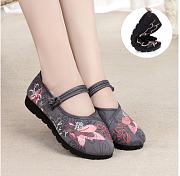 Chinese Style Embroidery Soft Sole Shoes For Women - 5