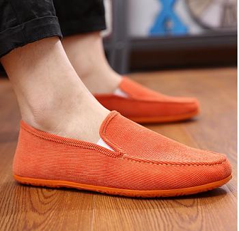 Breathable Canvas Lazy Shoe For Men