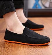 Breathable Canvas Lazy Shoe For Men - 4