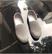 Men's canvas loafers, high quality breathable mesh woven slipon shoes, super hot, simple, unique, and unique MS G102 - 4